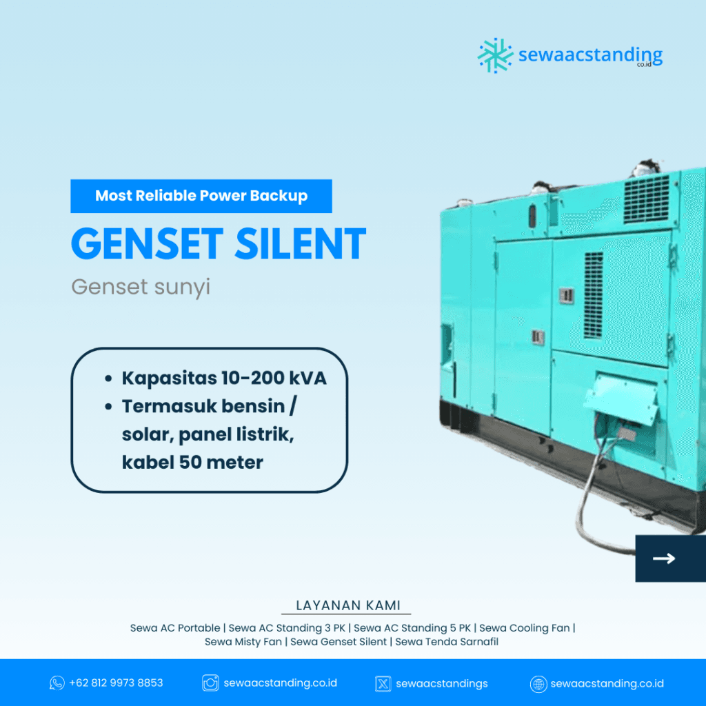 Sewa Genset Silent Jakarta