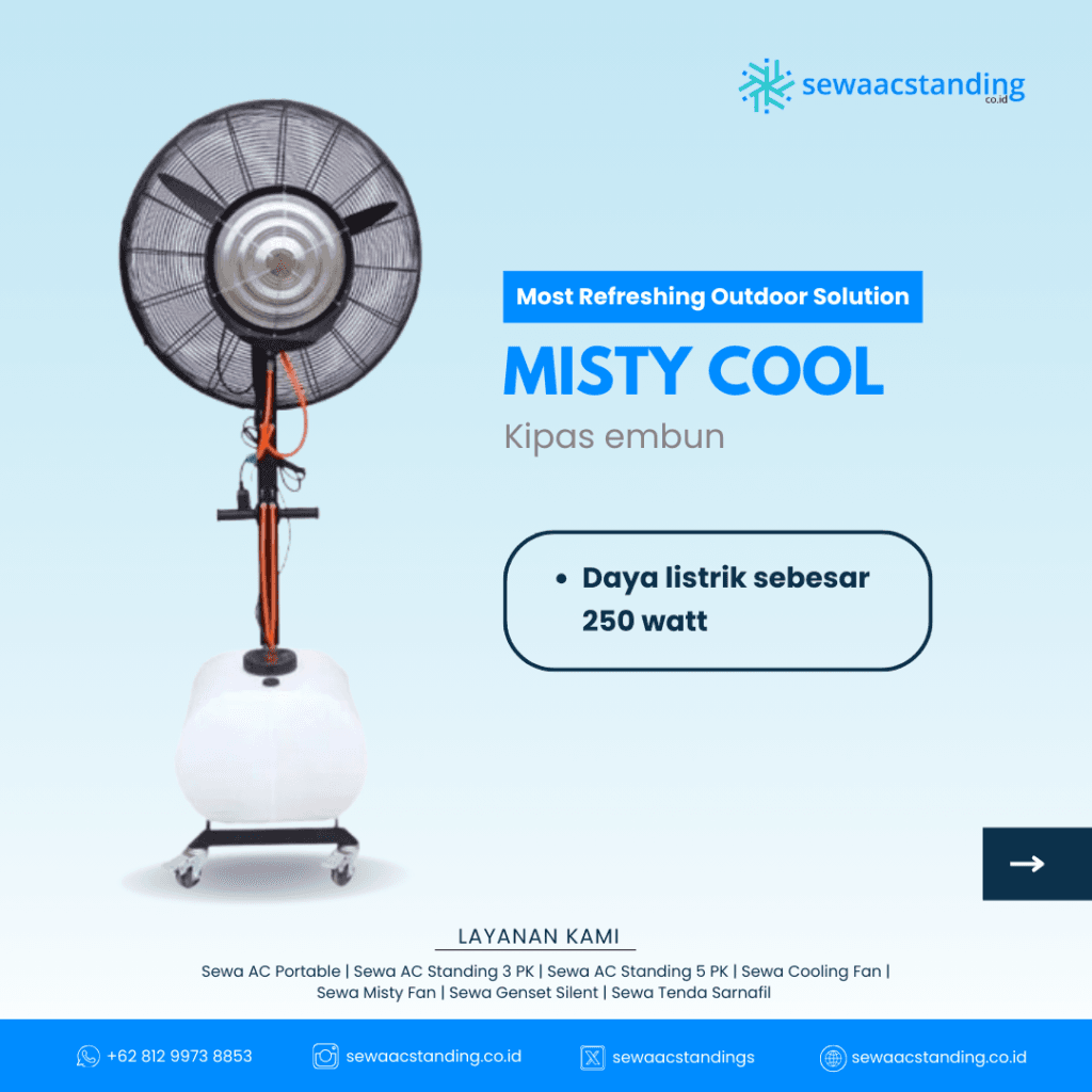 Sewa Kipas Blower oleh sewaacstanding.co.id