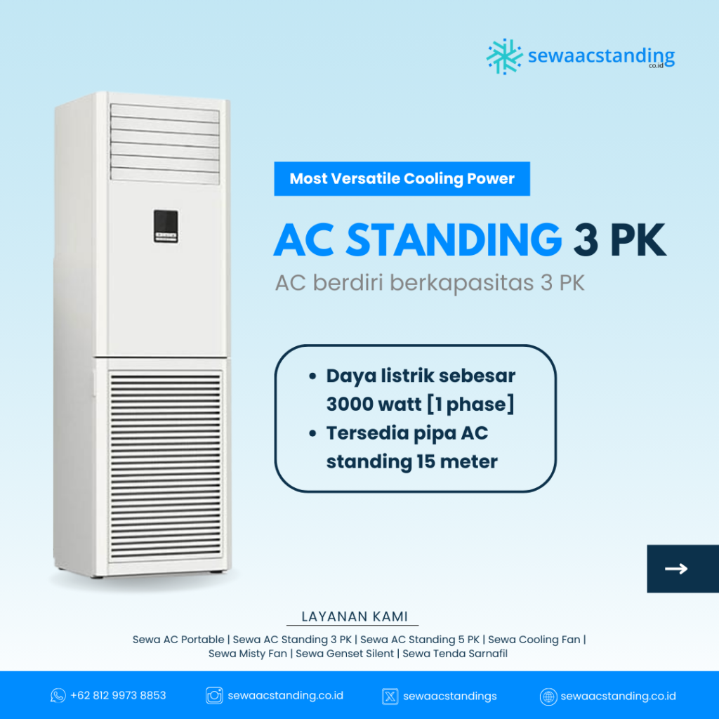 Sewa AC Standing 3PK Jakarta Timur