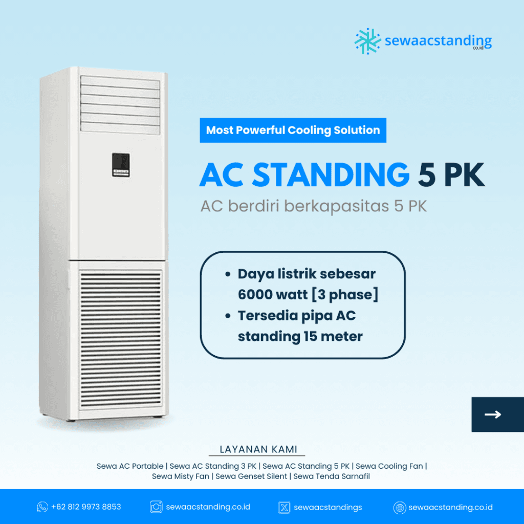 Sewa AC Standing 5PK Jakarta Timur