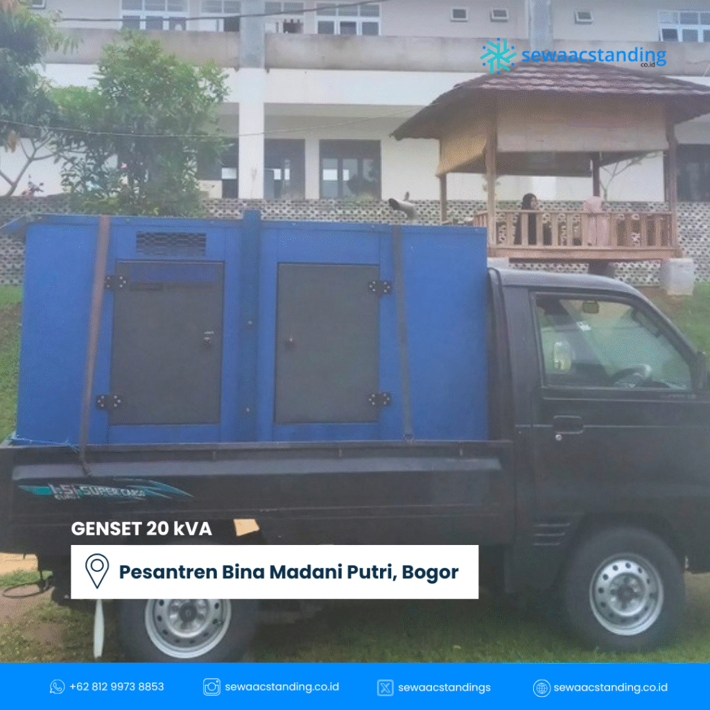 Rental AC Standing dan Genset untuk Pesantren di Bogor